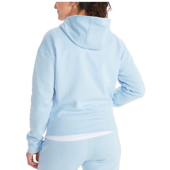 Marmot Women's Size XS Light Blue Oceanside Graphic Print Hoodie Sweatshirt NWT - Picture 6 of 6